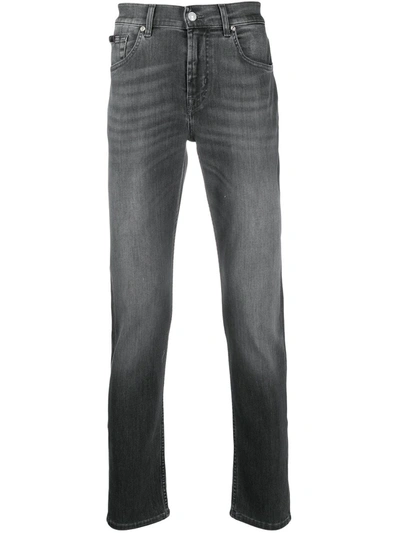 7 For All Mankind Slimmy Tapered Special Edition Jeans In Grey