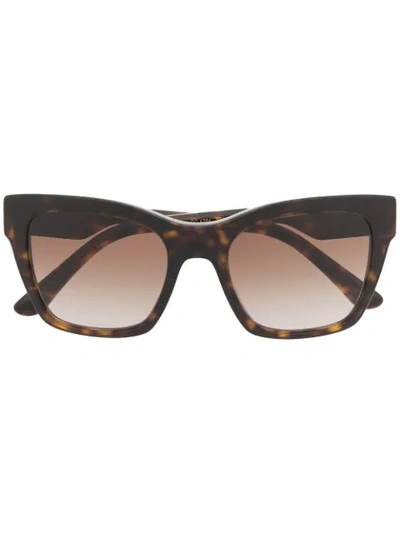 Dolce & Gabbana Square-frame Sunglasses In Brown