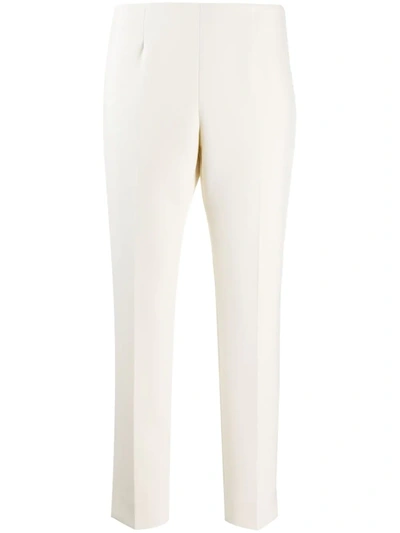 Peserico Slim Fit Trousers In Neutrals