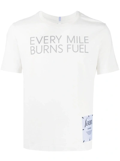 Mcq By Alexander Mcqueen Slogan Print T-shirt In White