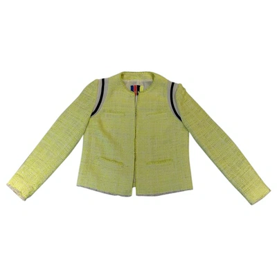 Pre-owned Msgm Short Vest In Yellow