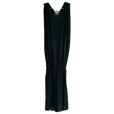 Pre-owned American Retro Mid-length Dress In Black
