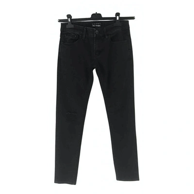 Pre-owned The Kooples Black Cotton - Elasthane Jeans
