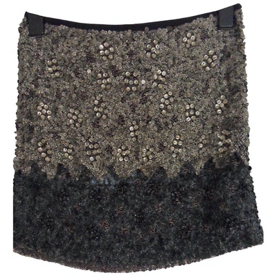 Pre-owned Hoss Intropia Glitter Mini Skirt In Other