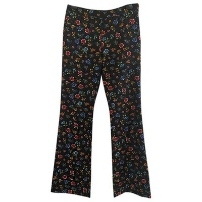 Pre-owned Moschino Straight Pants In Multicolour