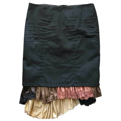 Pre-owned Replay Mid-length Skirt In Anthracite