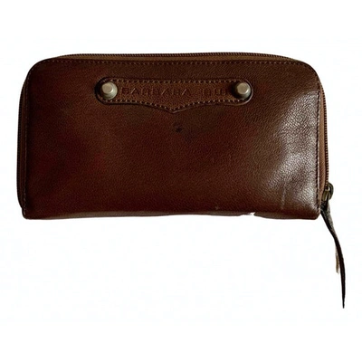 Pre-owned Barbara Bui Leather Wallet In Brown
