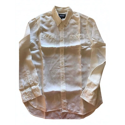 Pre-owned Blauer Linen Shirt In White