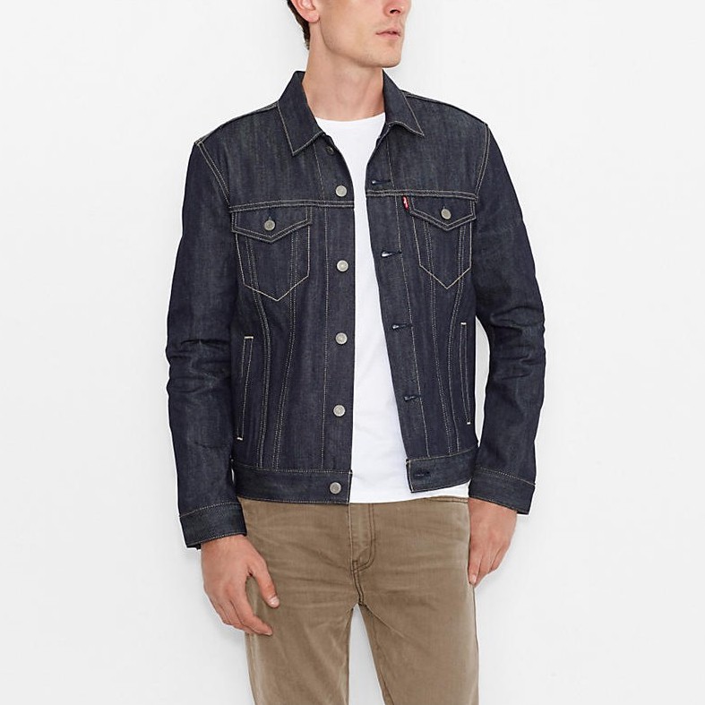 Trucker Jacket - Raw Denim | ModeSens