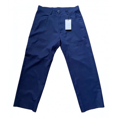 Pre-owned Random Identities Trousers In Blue