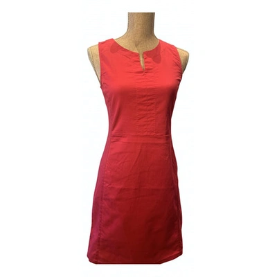Pre-owned Emporio Armani Mini Dress In Red