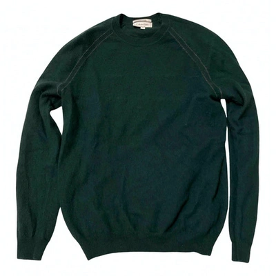 Pre-owned Calvin Klein Cashmere Sweatshirt In Green