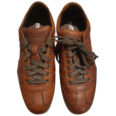 Pre-owned Timberland Leather Lace Ups In Brown