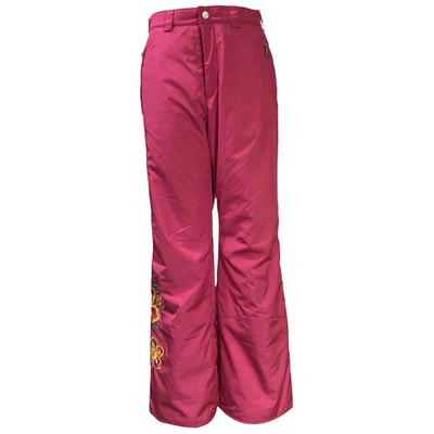 Pre-owned Bogner Pink Trousers