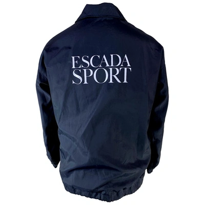 Pre-owned Escada Jacket In Navy