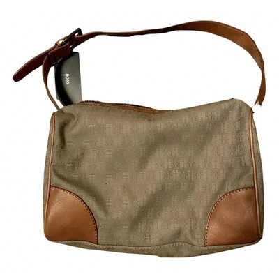 Pre-owned Hugo Boss Cloth Handbag