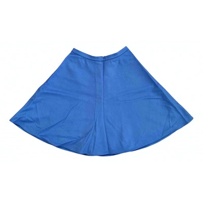 Pre-owned Ermanno Scervino Wool Mid-length Skirt In Blue