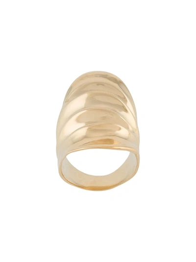 Annelise Michelson Long Draped Ring In Gold