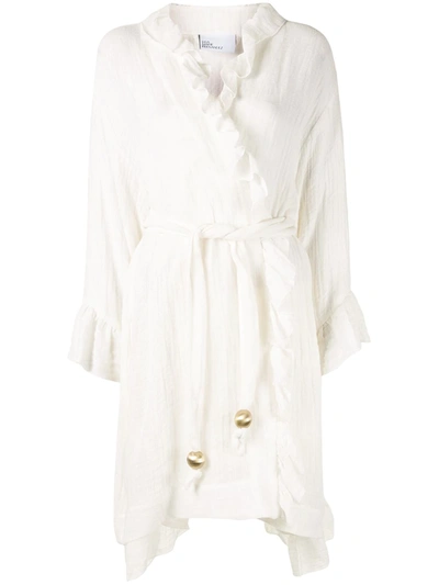 Lisa Marie Fernandez Anita Mini Dressing Gown In White