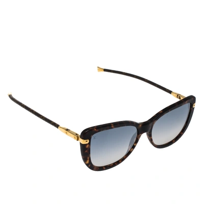 Pre-owned Louis Vuitton Dark Tortoise / Grey Gradient Z0629w Charlotte Sunglasses