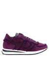Philippe Model Sneakers In Purple