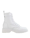 Steve Madden Ankle Boots In White