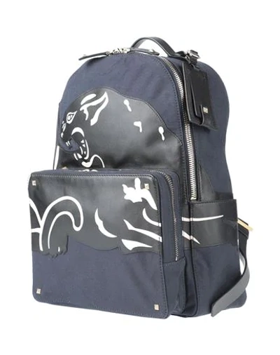 Valentino Garavani Backpack & Fanny Pack In Dark Blue