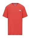 The North Face T-shirts In Red