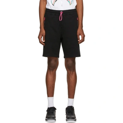 Bape Black Interlock Shorts In Blk