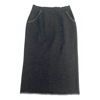 Pre-owned Fendi Wool Maxi Skirt In Other
