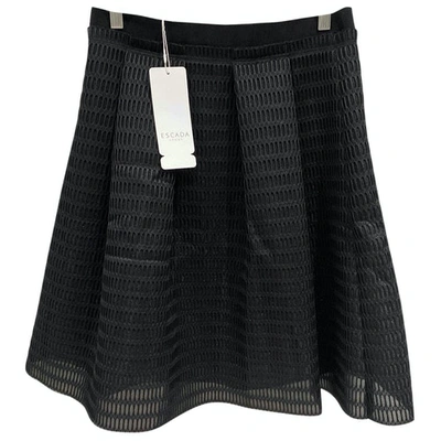 Pre-owned Escada Mid-length Skirt In Black