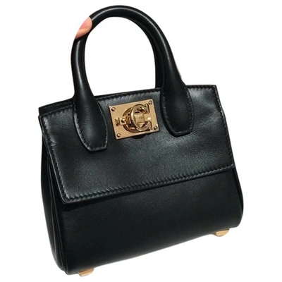 Pre-owned Ferragamo Black Leather Handbag