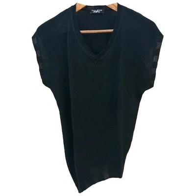 Pre-owned Krizia Black Viscose Top