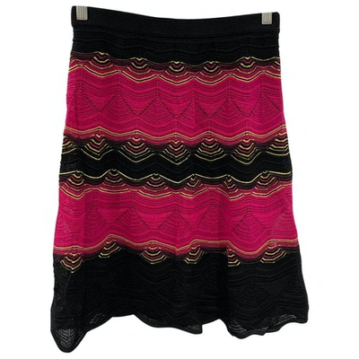 Pre-owned M Missoni Mid-length Skirt In Pink