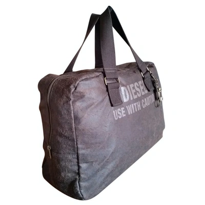 Pre-owned Diesel Handbag In Brown
