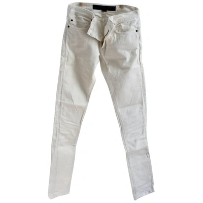 Pre-owned Surface To Air Slim Jeans In White