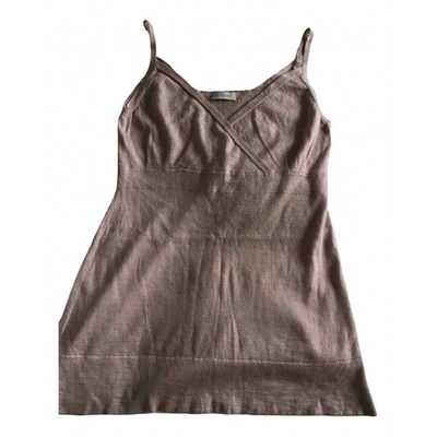 Pre-owned Cruciani Cashmere Camisole In Pink