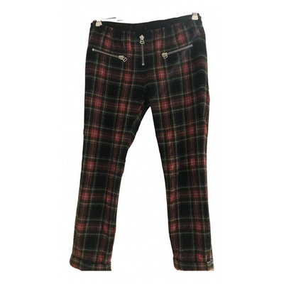 Pre-owned Isabel Marant Étoile Wool Trousers In Red