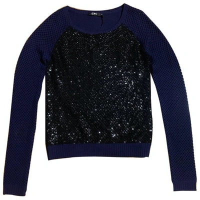 Pre-owned Costume National Wool Jumper In Blue