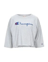 Champion T-shirt In Light Grey