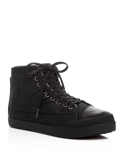 Tretorn Women's Bailey Nylon High Top Sneakers In Black