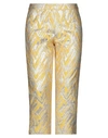 Moschino 3/4-length Shorts In Yellow