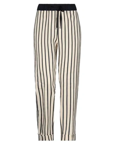 Liviana Conti Casual Pants In Beige