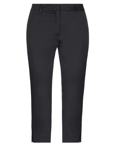 Mauro Grifoni Cropped Pants In Midnight Blue