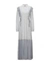 Semicouture Long Dresses In Sky Blue