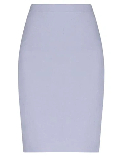 Emporio Armani Midi Skirts In Lilac