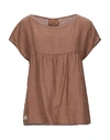 Alessia Santi Blouses In Cocoa