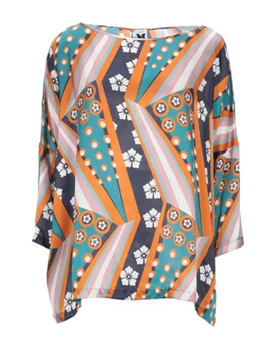 M Missoni Blouses In Dark Blue