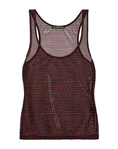 Les Girls Les Boys Sleeveless Undershirts In Red