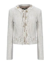 Elisabetta Franchi Suit Jackets In White